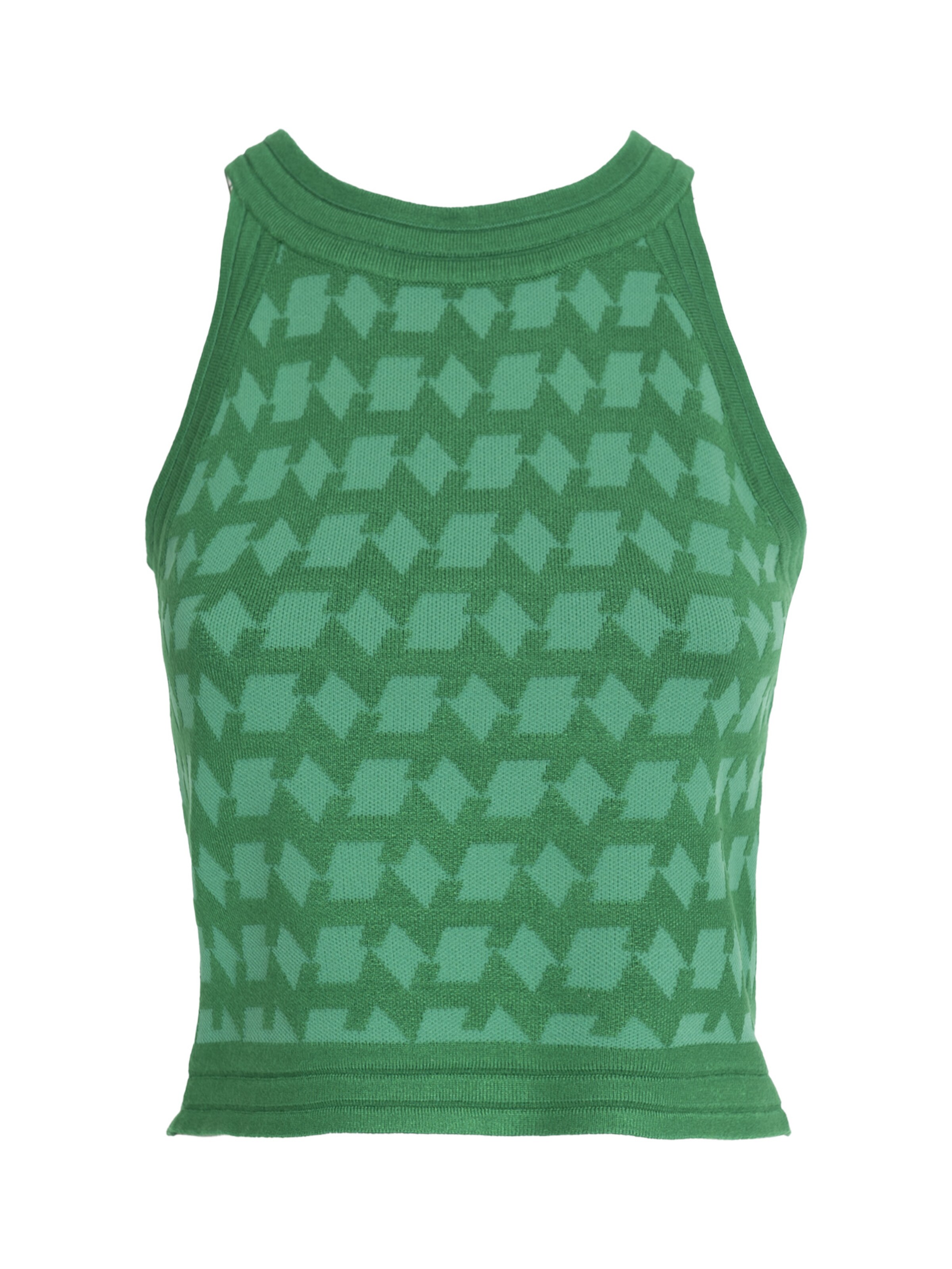 Influencer Knitted top in Green: front