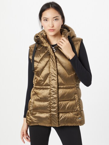 Gilet sportivo 'HAUKHARJA' di LUHTA in beige: frontale