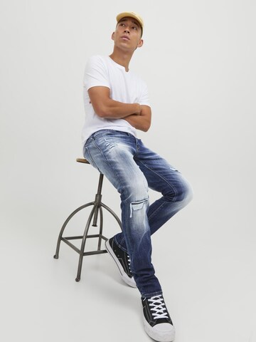 JACK & JONES Slim fit Jeans 'GLENN' in Blue