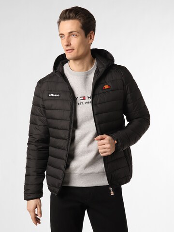 ELLESSE Tussenjas 'Lombardy' in Zwart: voorkant