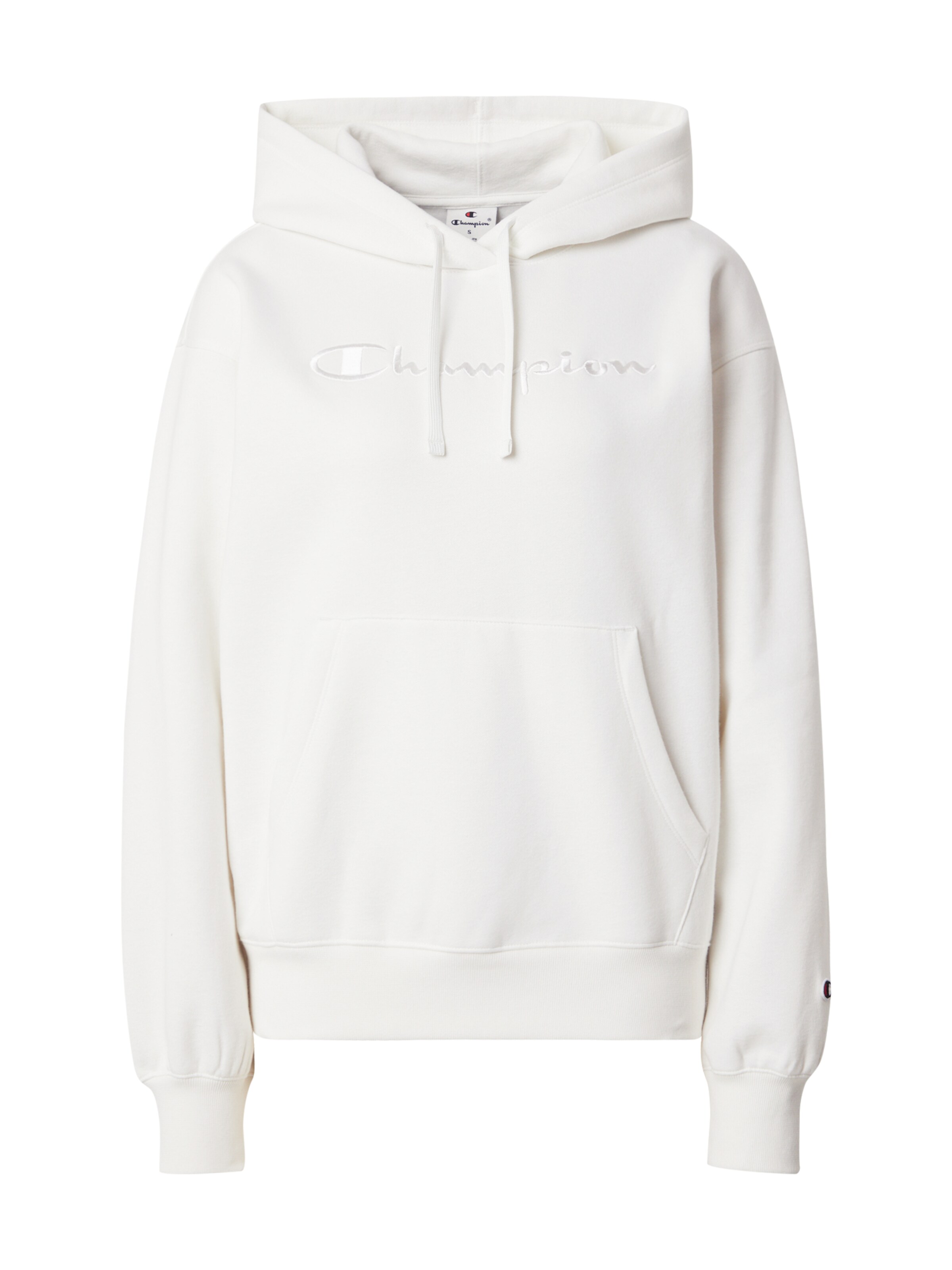 Champion Authentic Athletic Apparel Sweatshirt in White: front