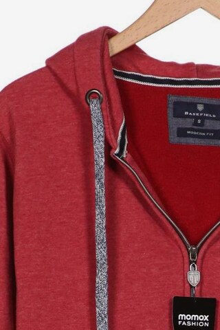 BASEFIELD Sweatshirt & Zip-Up Hoodie in S in Red