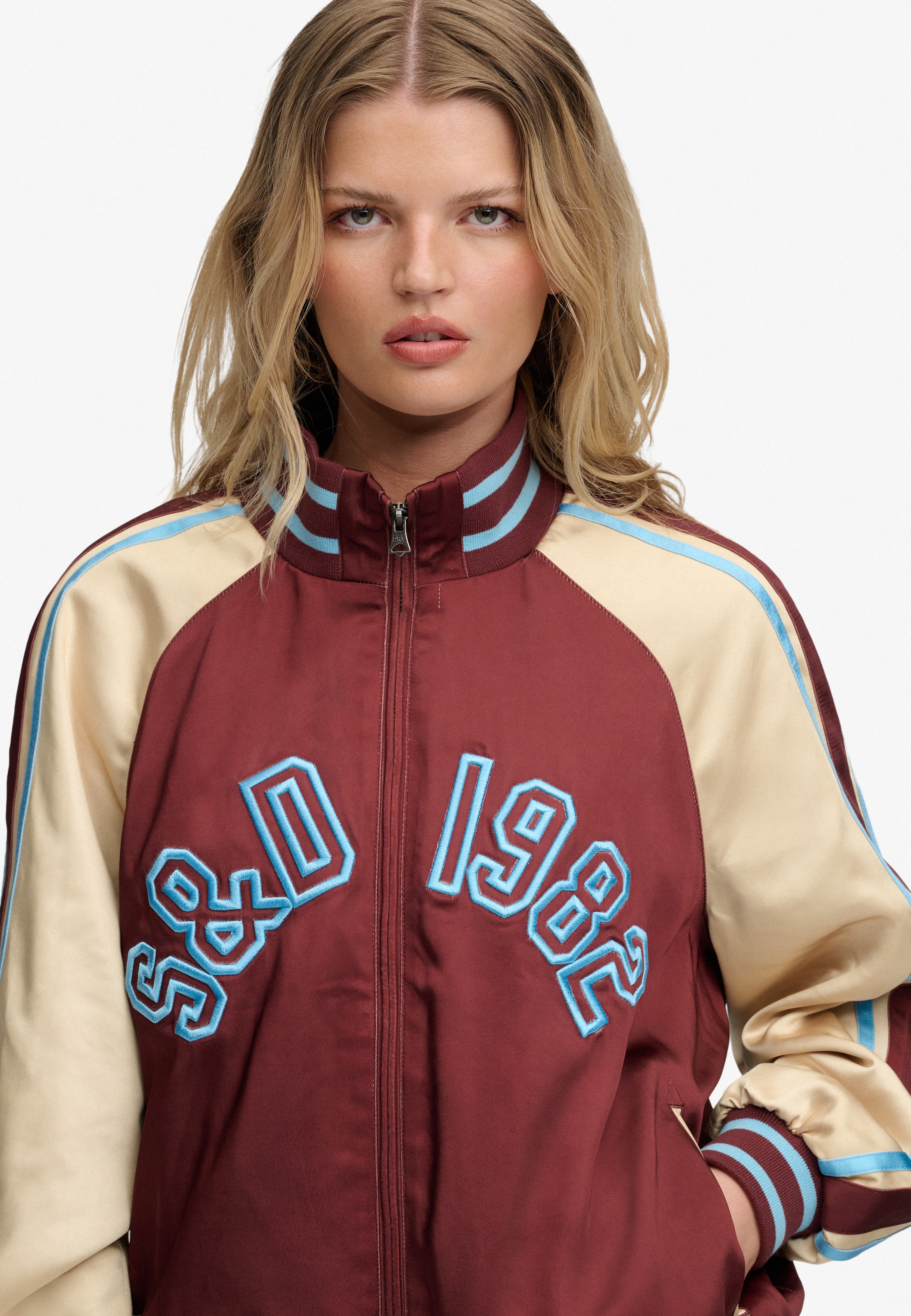 Superdry & Co Between-Season Jacket 'Suika' in Red