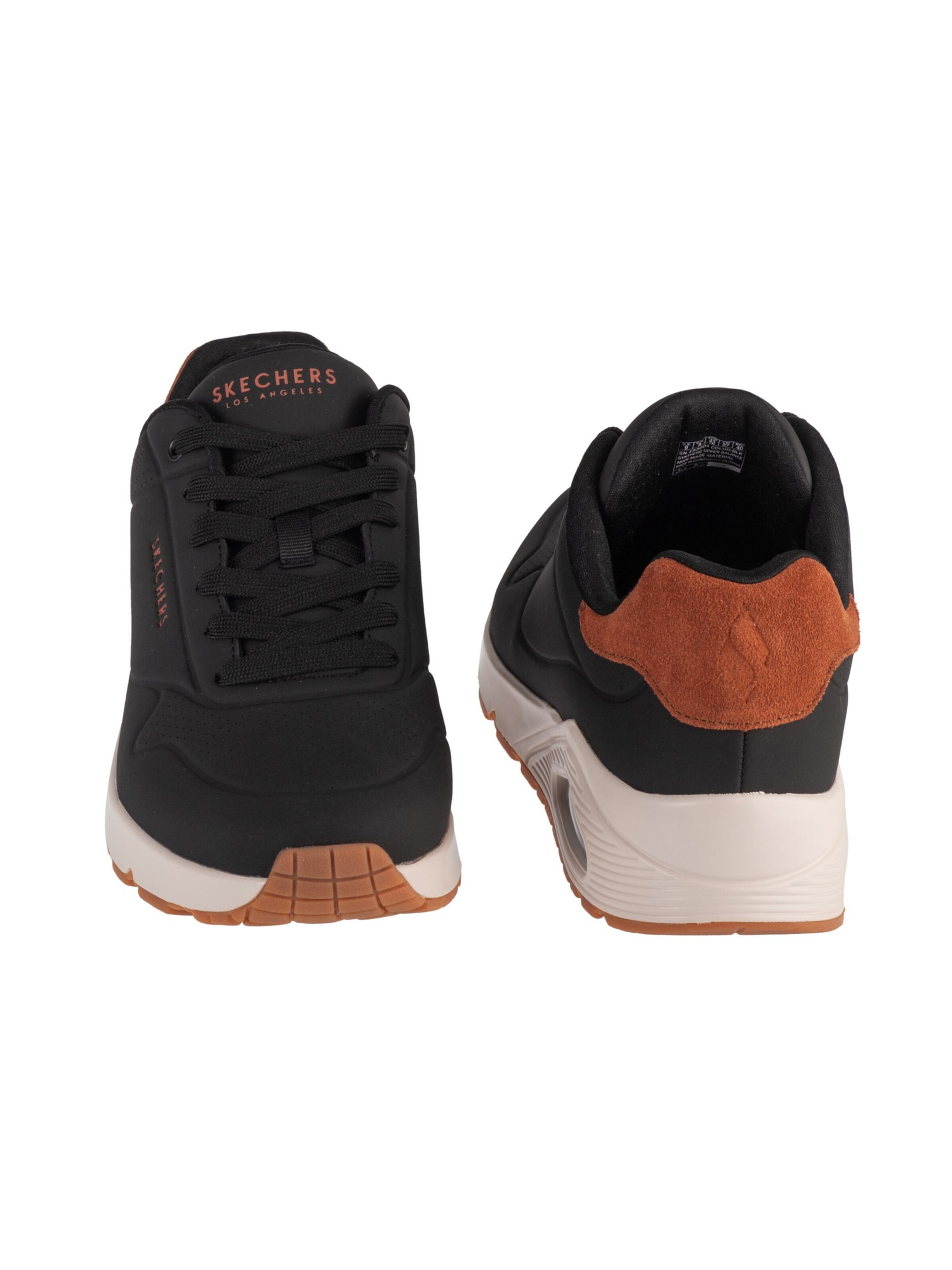 SKECHERS Platform trainers 'Skechers Uno - Suited On Air' in Black