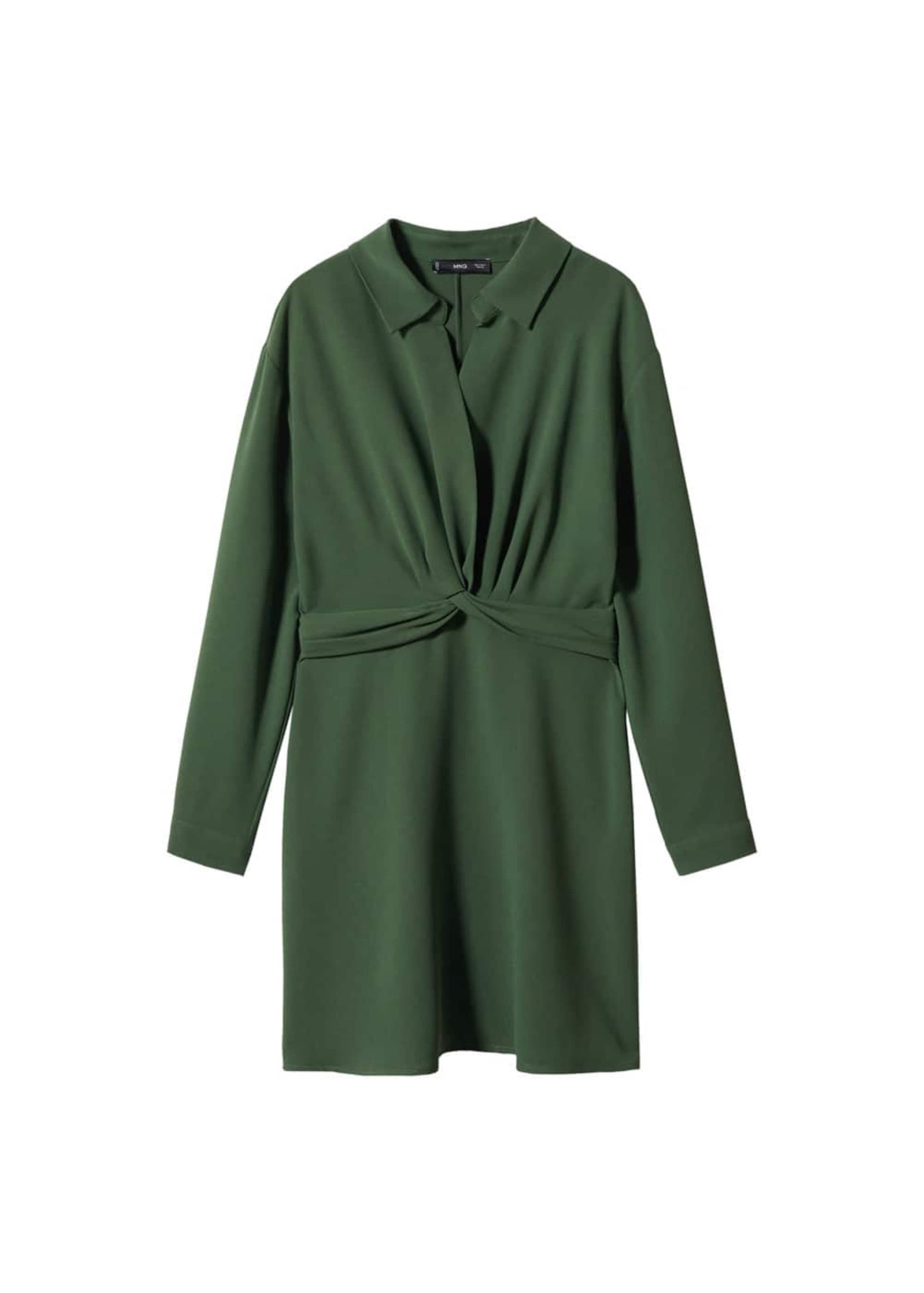 Robe 'Carbon' MANGO en vert : devant