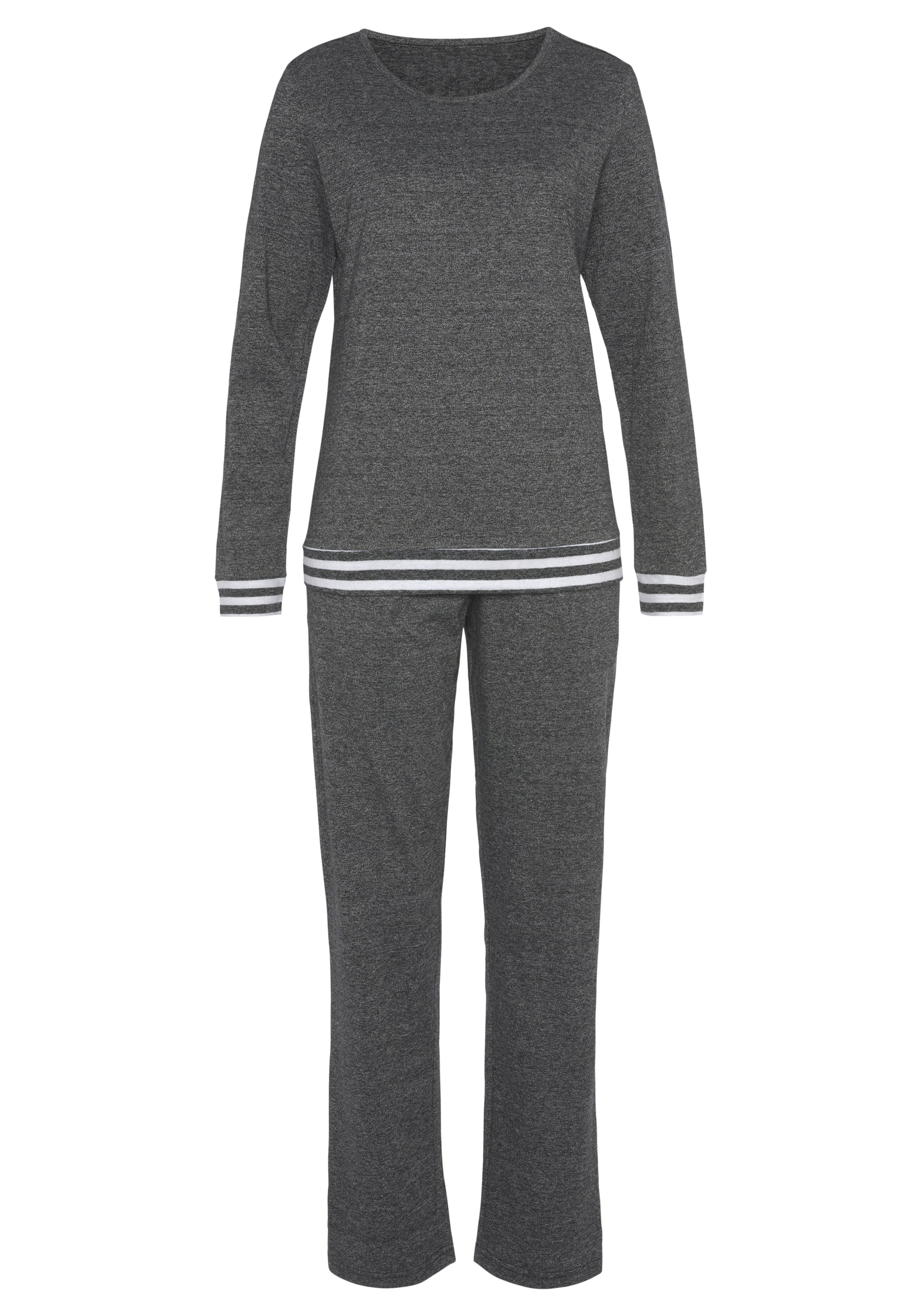 VIVANCE Pajama 'Dreams' in Grey: front