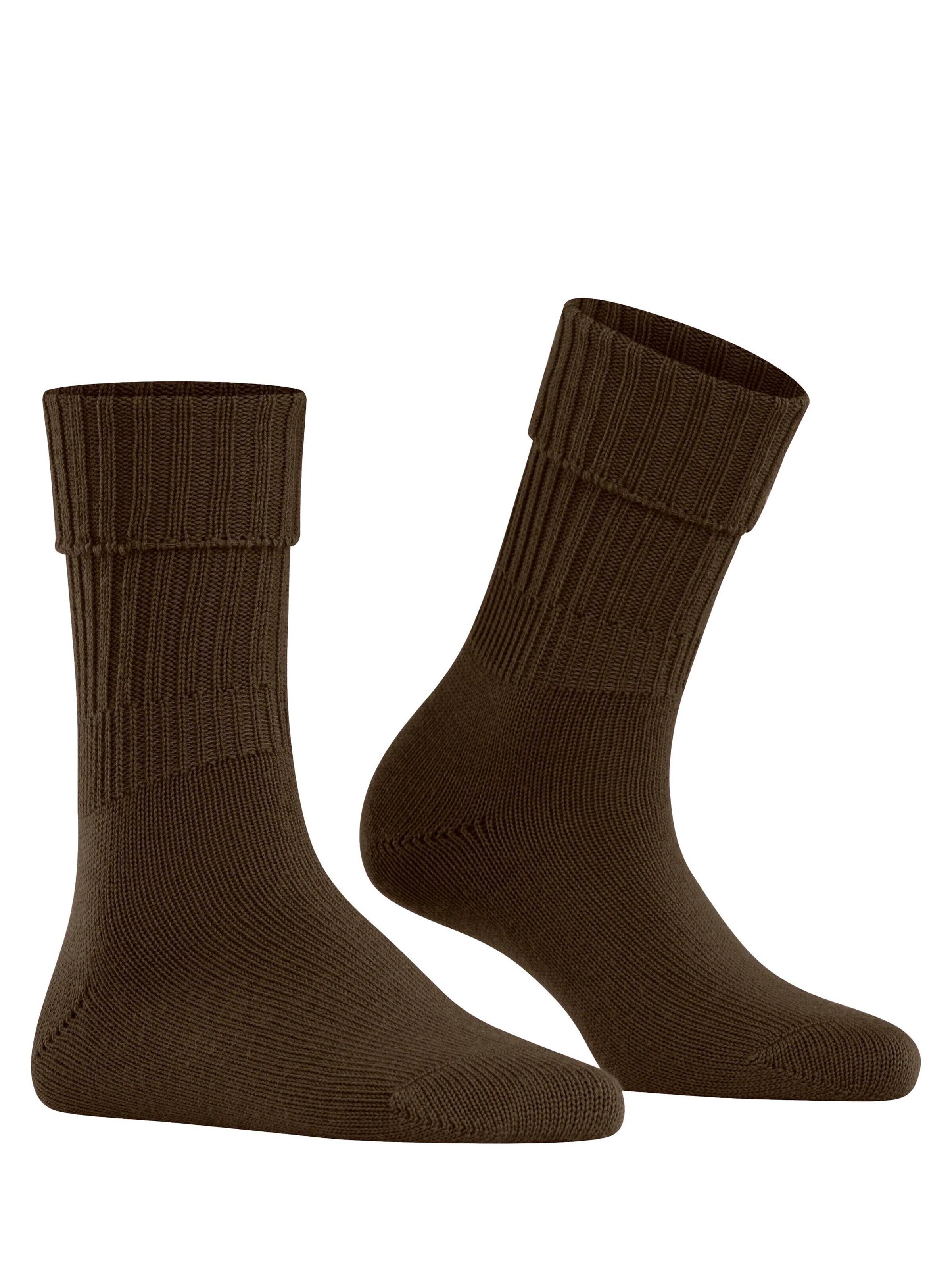 FALKE Socks 'Striggings Rib' in Brown