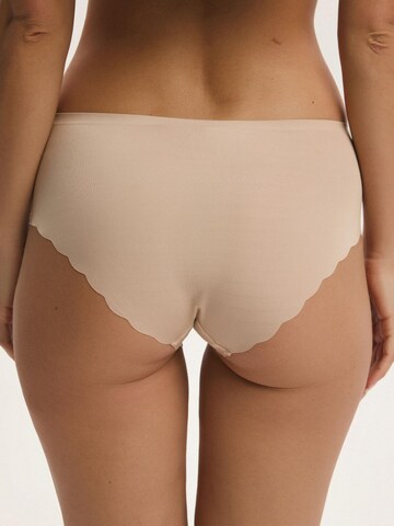ESOTIQ - Panti 'Taillenslip Pola im 2er Pack, hohe Leibhöhe, nahtlos, zarte Rüschen' en beige