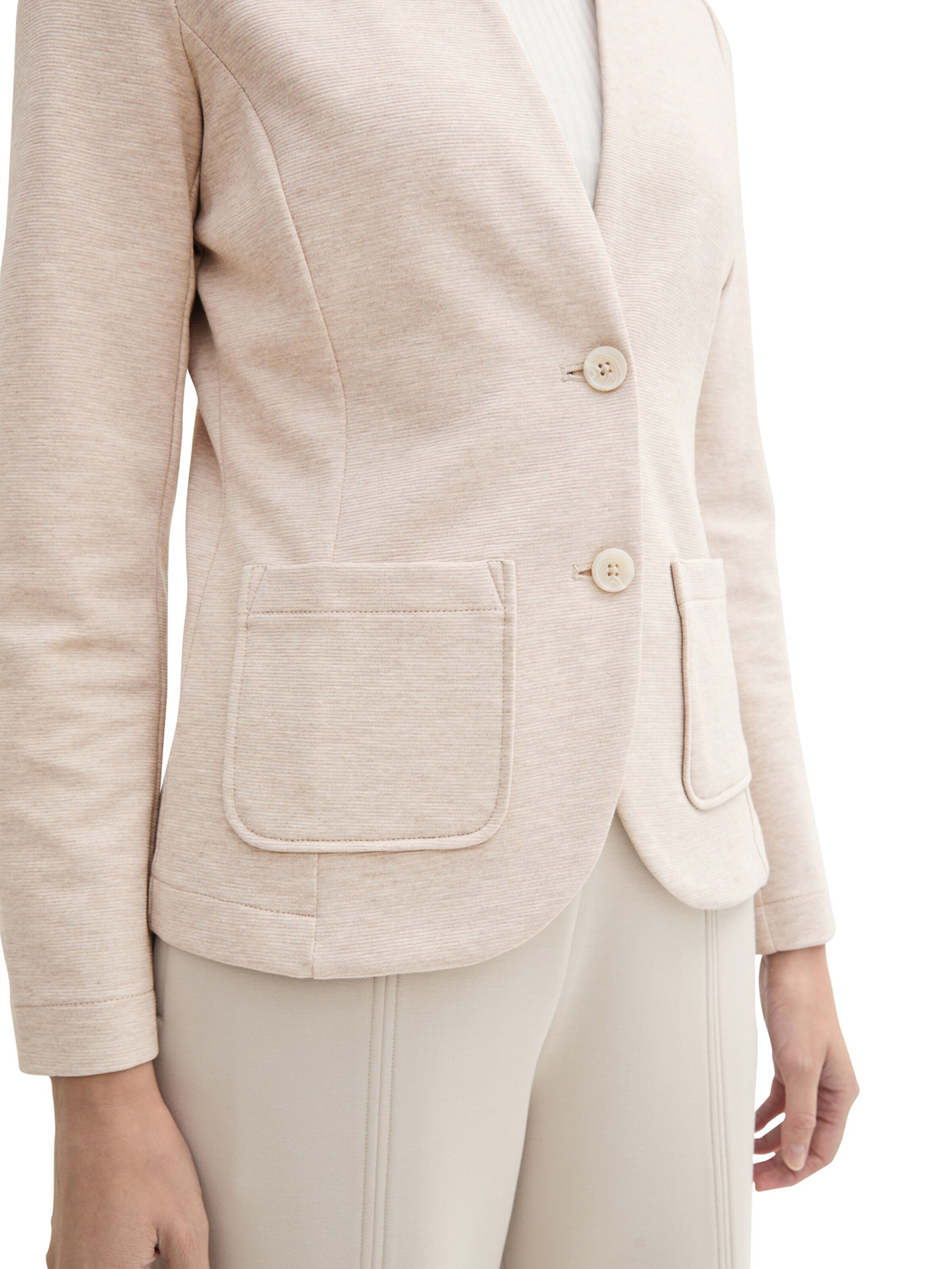 TOM TAILOR Blazer in Beige