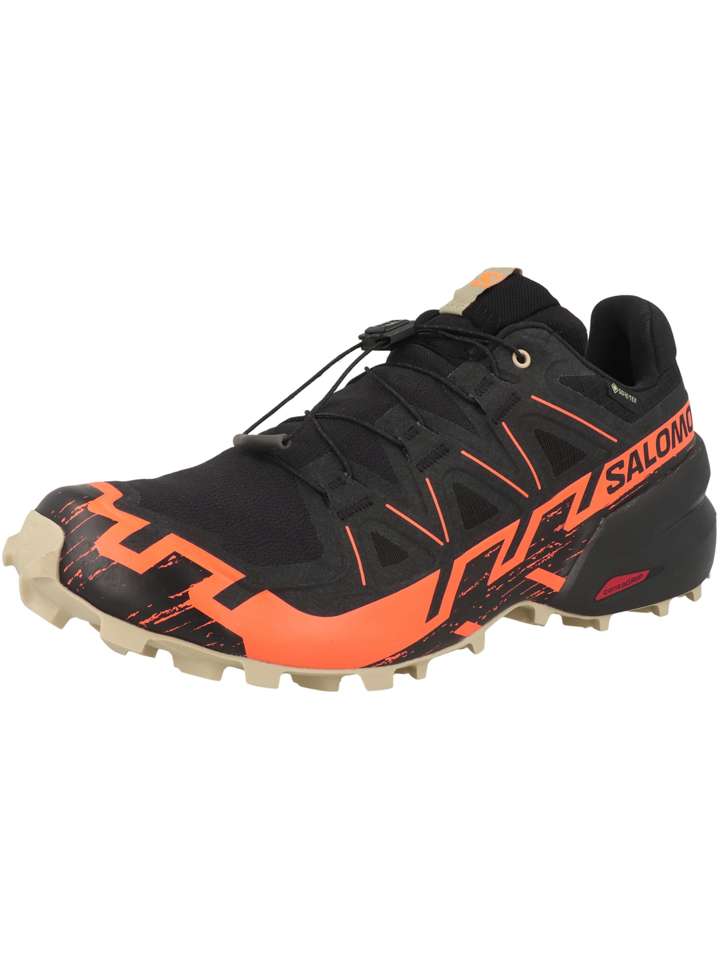 SALOMON Laufschuh 'Speedcross 6' in Schwarz: Vorderseite