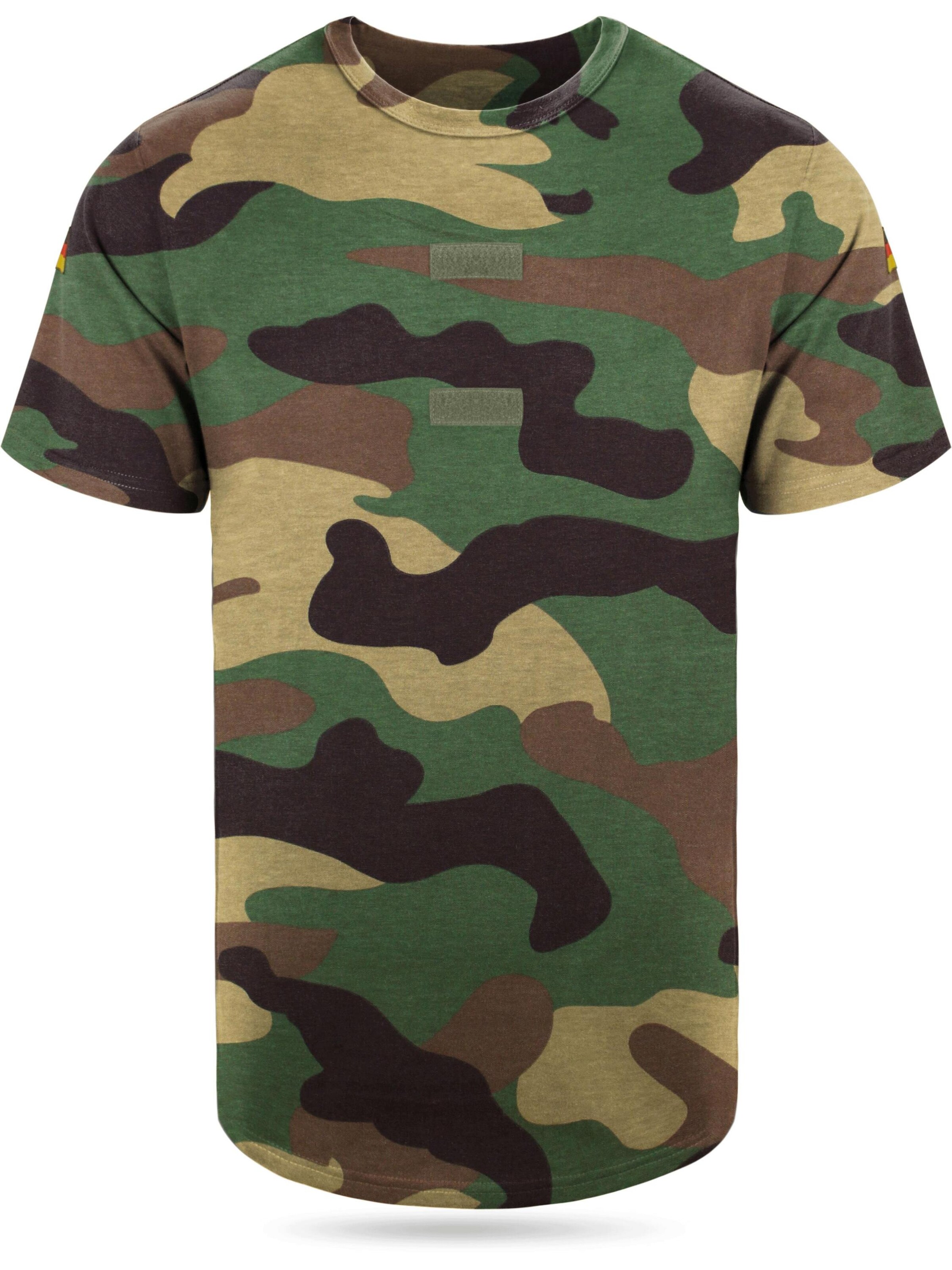 T-Shirt 'Tropen' normani en vert : devant