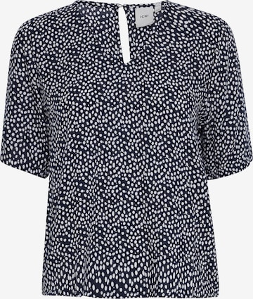 ICHI Blouse 'MARRAKECH' in Blauw: voorkant