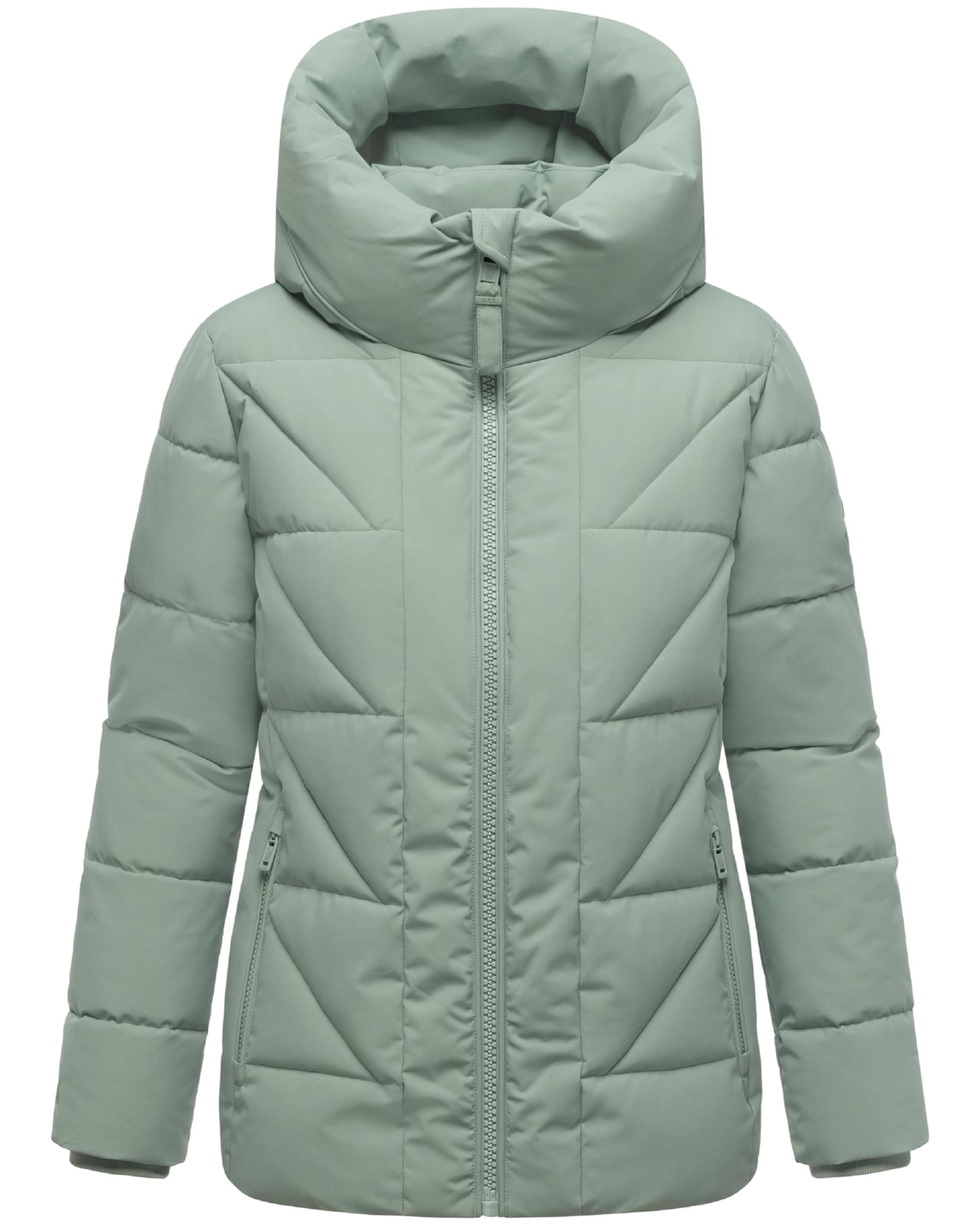 Veste d’hiver 'Kuschelnasee 16' MARIKOO en vert : devant