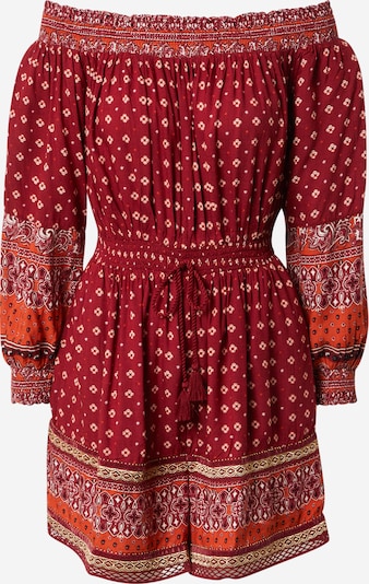 Superdry Kombinezon u boja pijeska / siva / narančasta / bordo, Pregled proizvoda