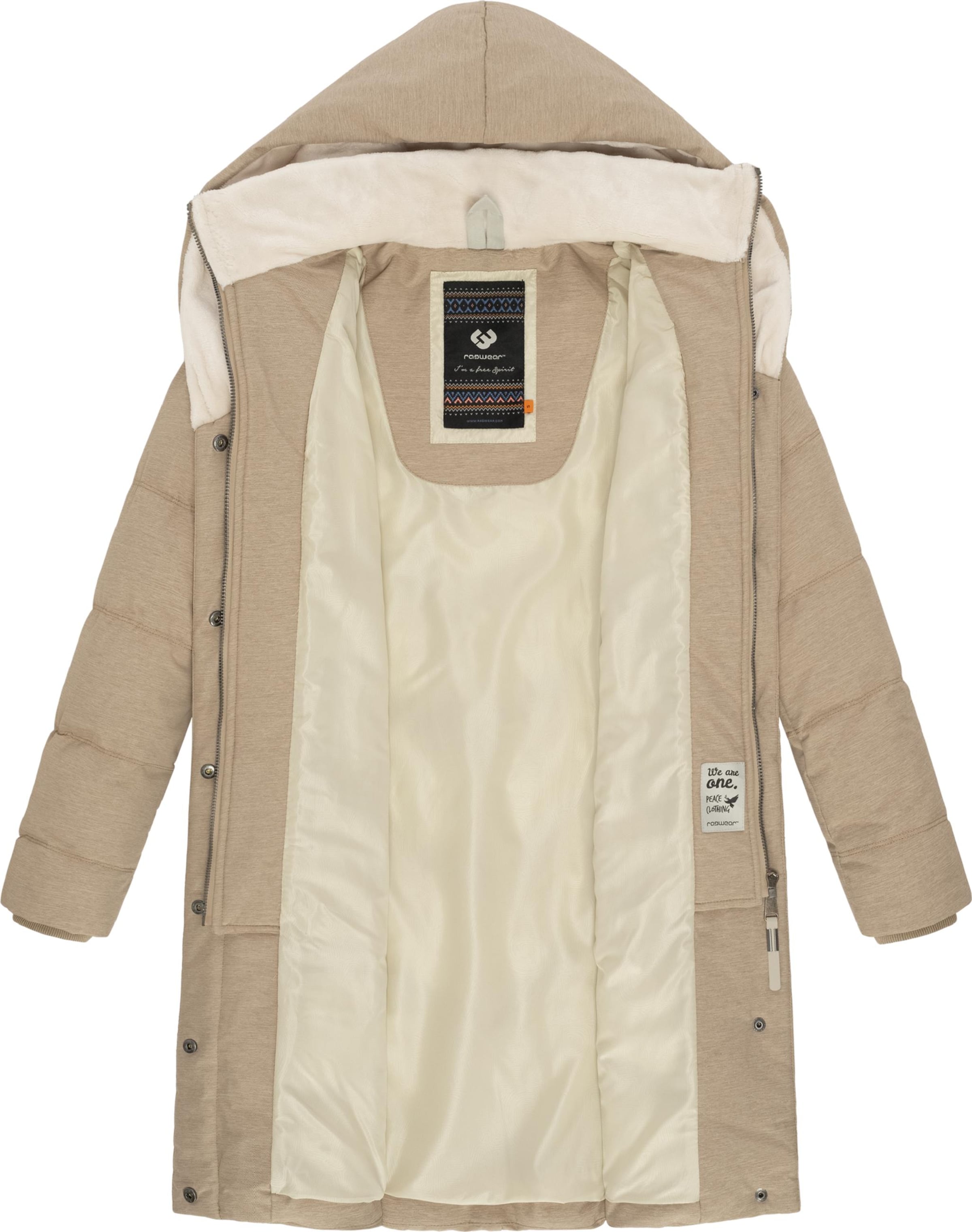 Ragwear Winter coat 'Natalka' in Beige