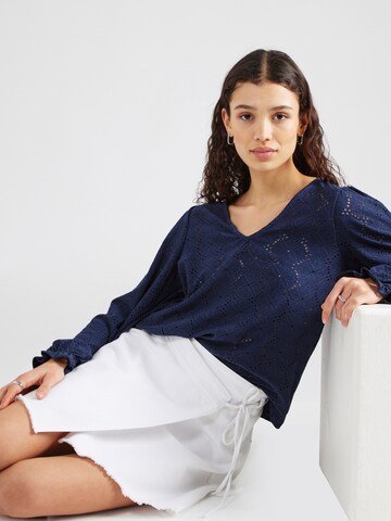 VILA Blouse 'LILJA' in Blue