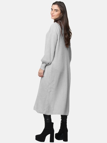 Elara Gebreide mantel in Grijs