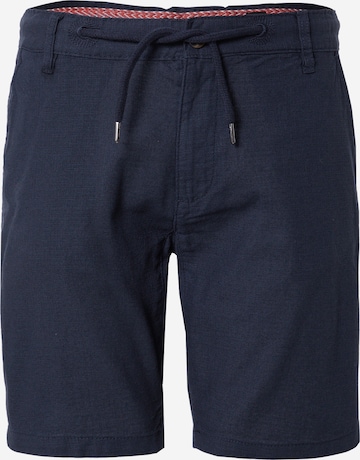 INDICODE JEANS Regular Trousers 'Caro' in Blue: front