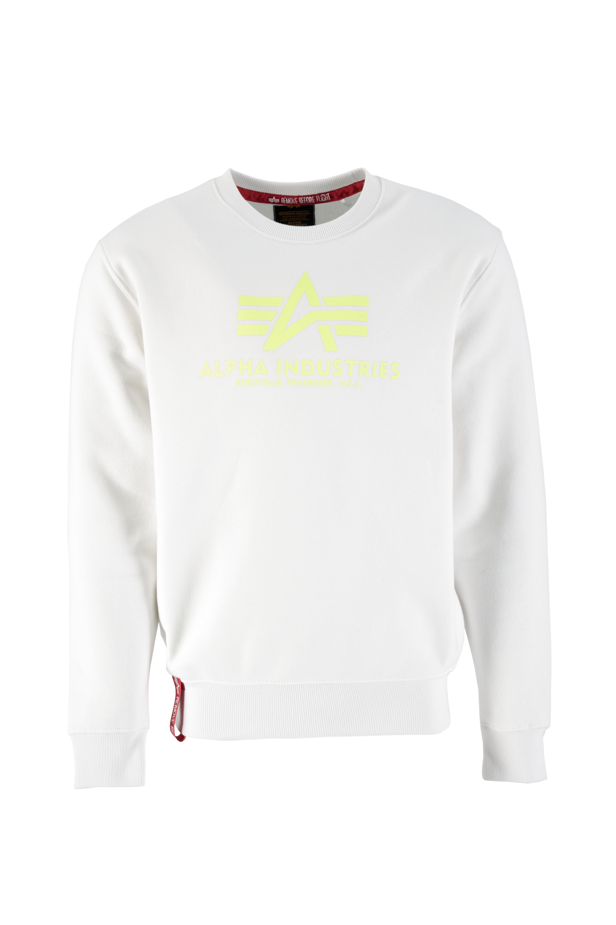 Odzież VXjr7 ALPHA INDUSTRIES Bluzka sportowa w kolorze Białym 
