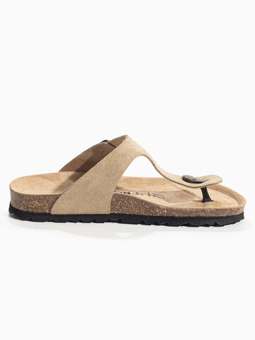 Bayton T-bar sandals 'Melia' in Beige