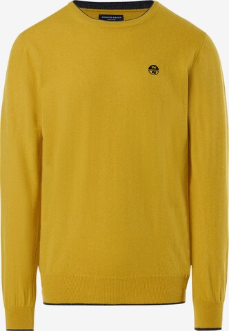 Pull-over North Sails en jaune : devant