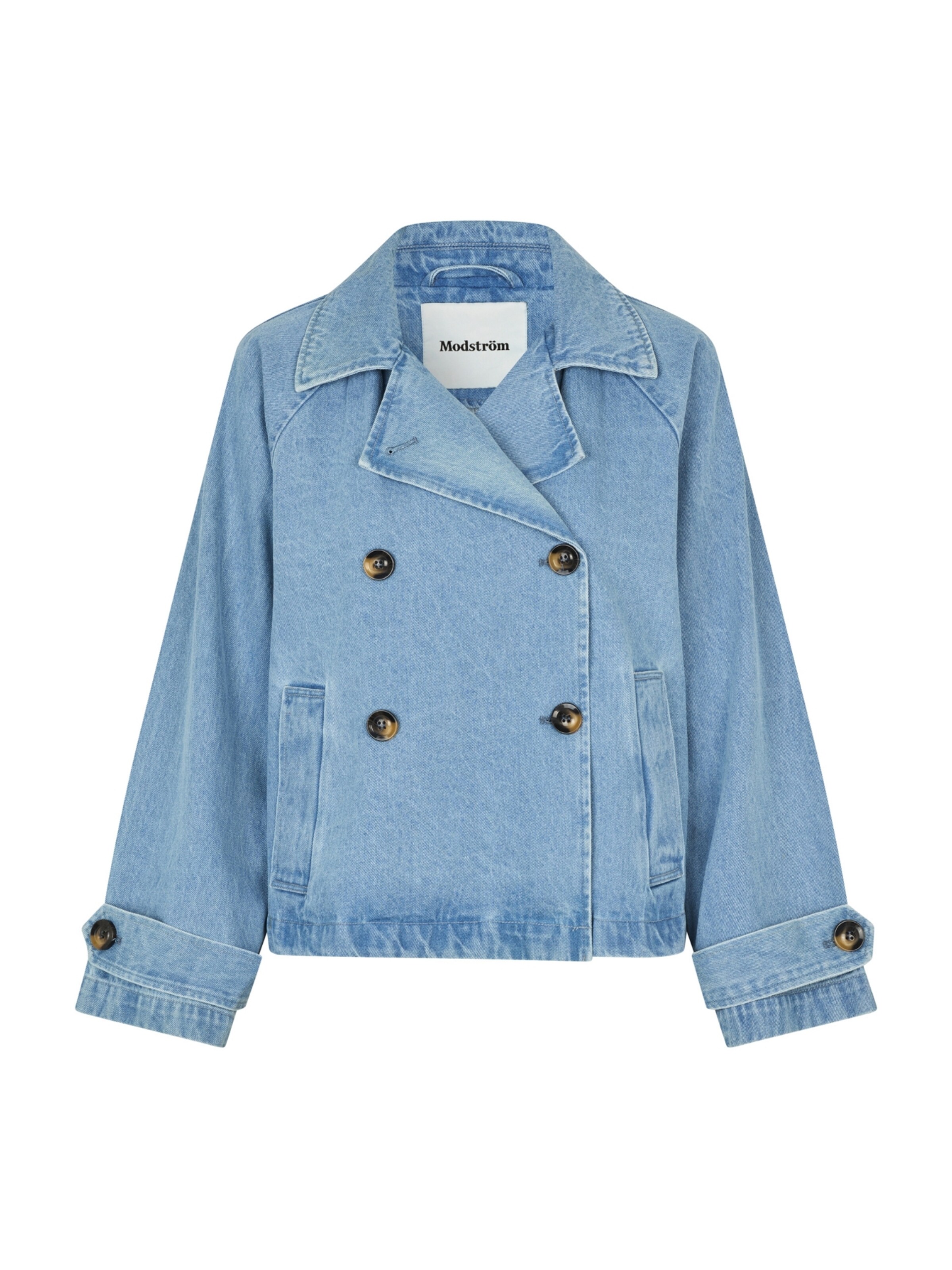 modström Φθινοπωρινό και ανοιξιάτικο μπουφάν 'Nimel' σε μπλε: μπροστά