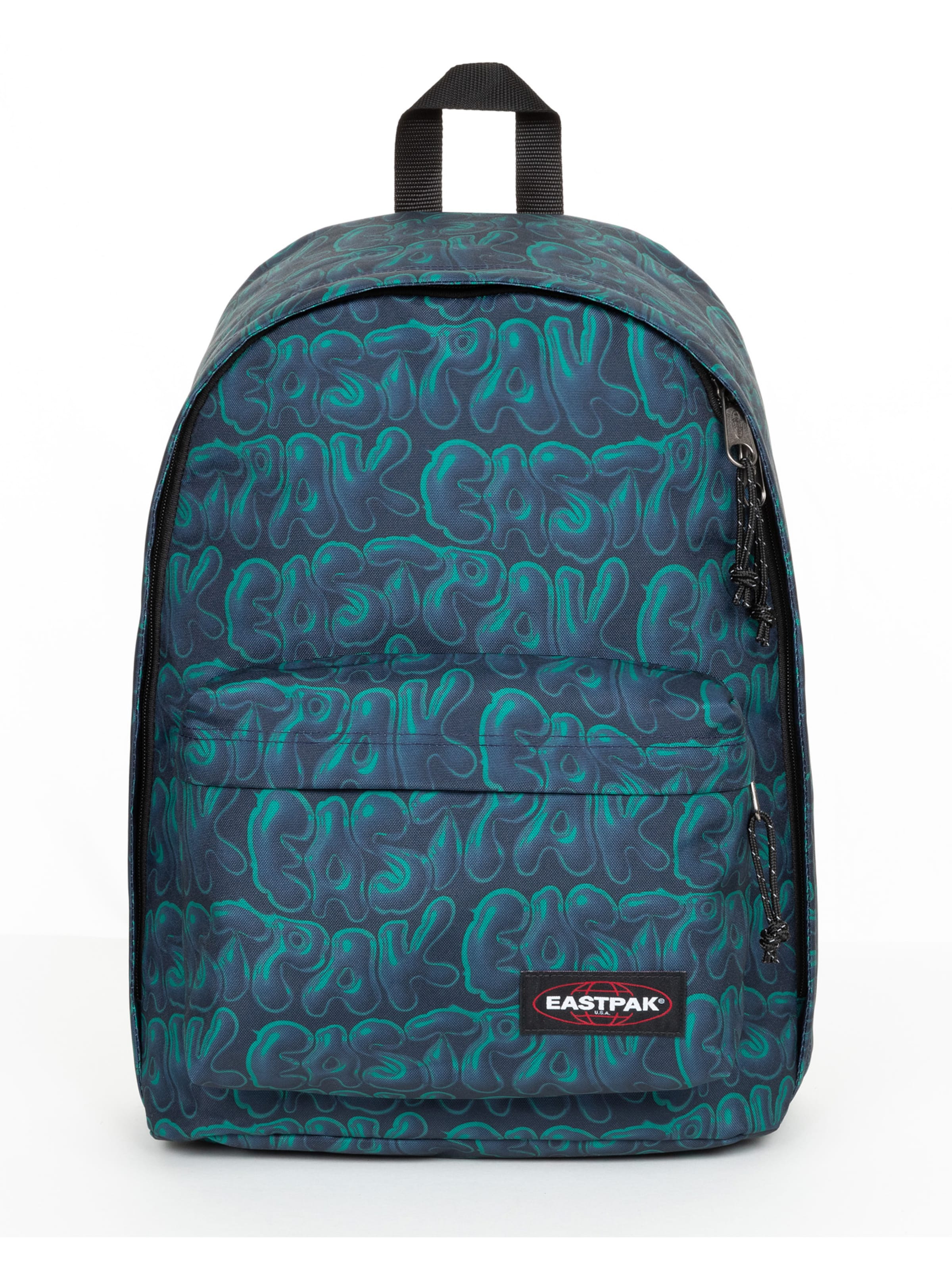 EASTPAK Hátizsák 'OUT OF OFFICE' - kék: elől