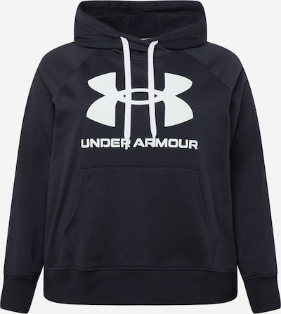 UNDER ARMOUR Athletic Sweatshirt in Black / White, Item view