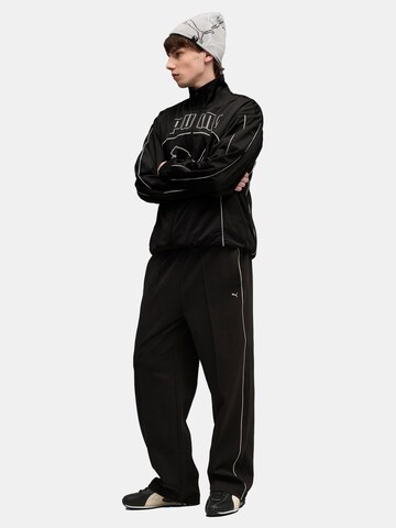 PUMA Regular Sporthose 'T7' in Schwarz