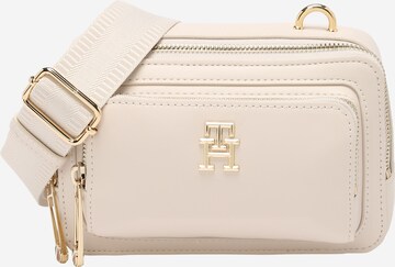 Sac à bandoulière TOMMY HILFIGER en beige : devant