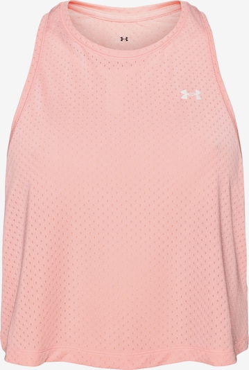 Sportiniai marškinėliai be rankovių iš UNDER ARMOUR, spalva – rožių spalva / balta, Prekių apžvalga