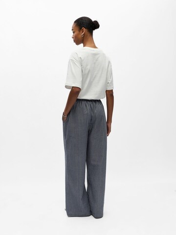Wide Leg Pantalon 'OBJLunia' OBJECT en bleu