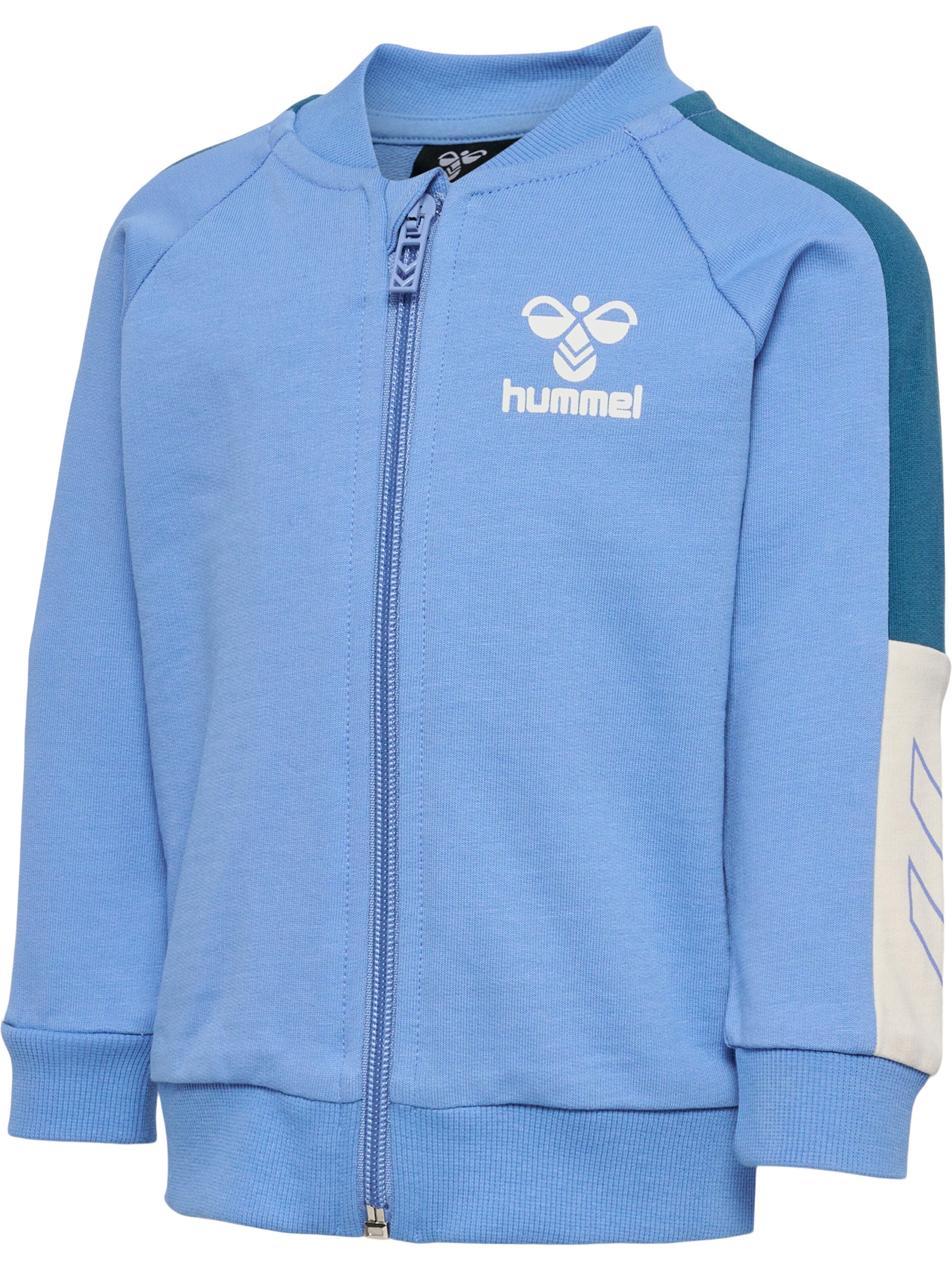 Hummel Sports sweat jacket in Blue