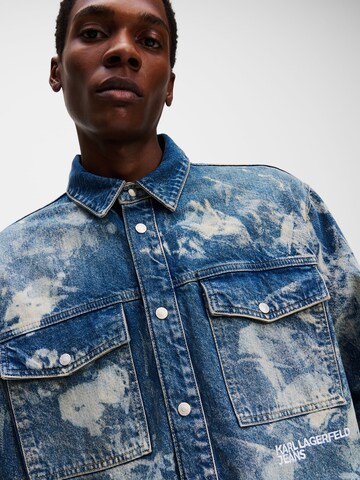 KARL LAGERFELD JEANS Regular fit Ing - kék