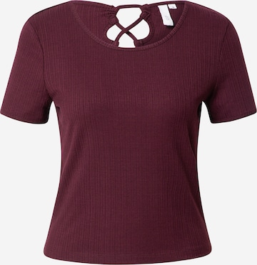 QS - Camiseta en rojo: frente