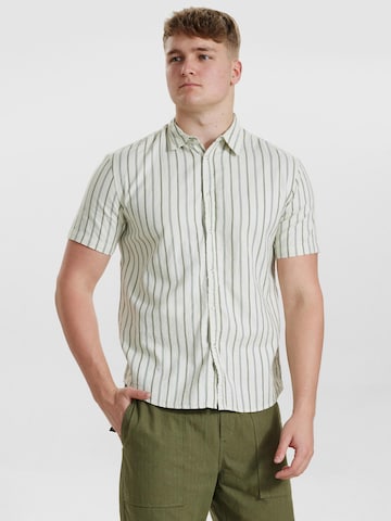 Dxnmxrk Shirt 'DXChe' in Weiß: Vorderseite