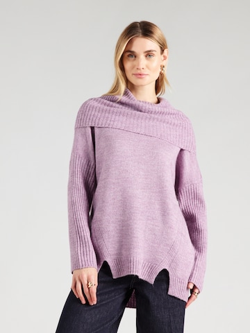 purpurinė ABOUT YOU Megztinis: priekis