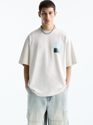 Pull&Bear T-Shirt in Grau