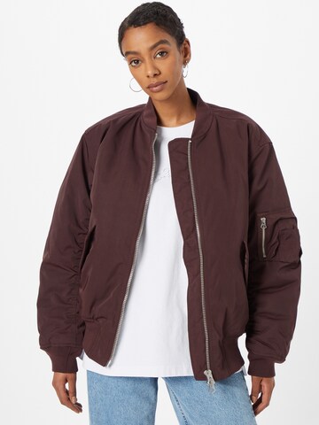 WEEKDAY Between-season jacket in Purple: front