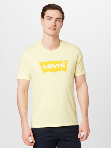 LEVI'S ®regular Majica 'Graphic Crewneck Tee' - žuta boja: prednji dio