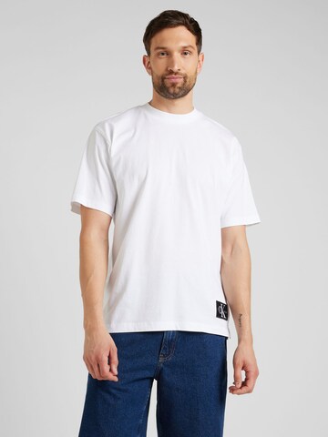 Calvin Klein Jeans Koszulka w kolorze biały: przód