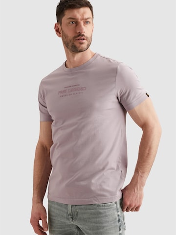 PME Legend T-shirt 'T-shirt with centered PME Legend artwork' i rosa: framsida