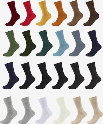 Calendriers de l'Avent 'Socken ca-soft 24 Paar' camano en mélange de couleurs : devant
