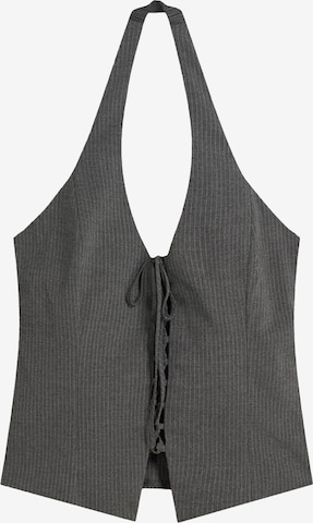 Bershka Top - Sivá: predná strana