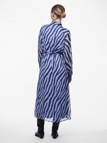 PIECES Blusenkleid 'JALLA' in Blau