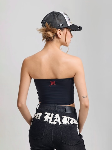Ed Hardy Τοπ 'Paradise' σε μαύρο