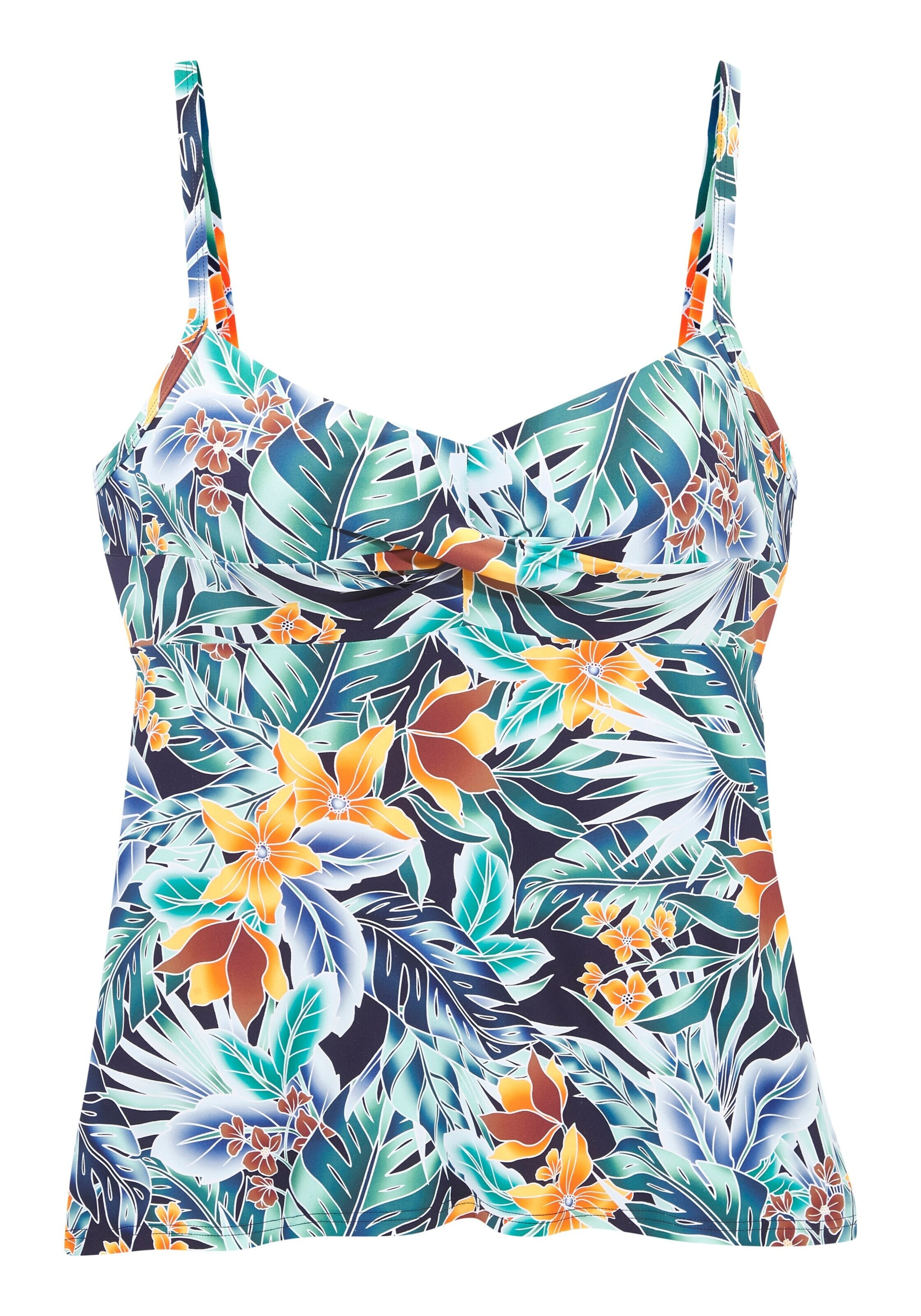 SUNSEEKER Верх танкини в Синий: спереди