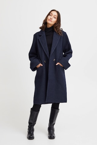 Fransa Between-Seasons Coat 'Palma Ja 1' in Blue