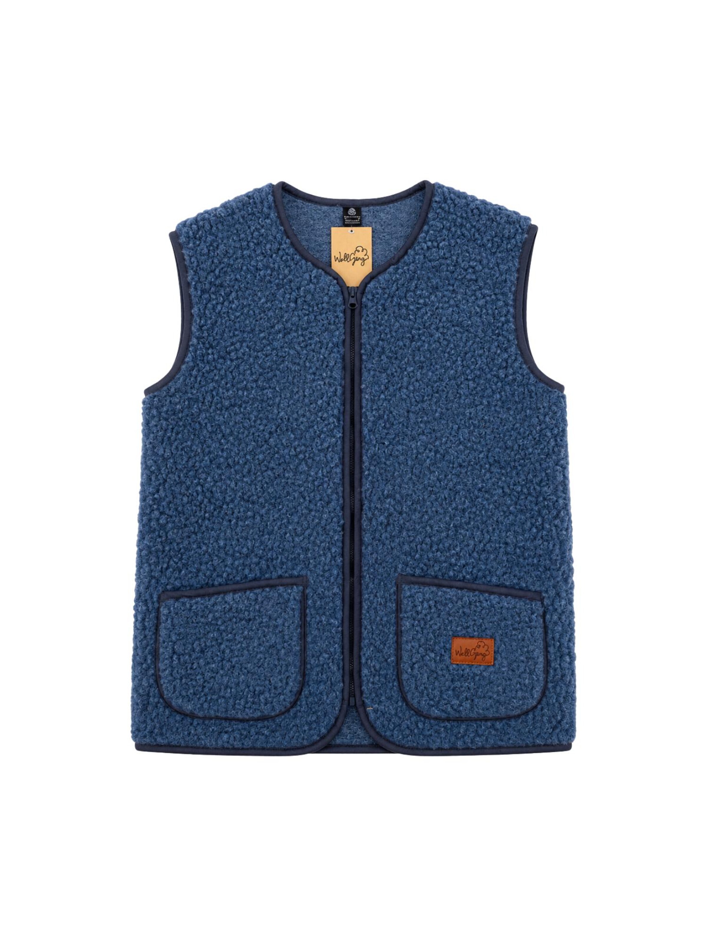 awoolco Vest 'Ravio' in Blue: front