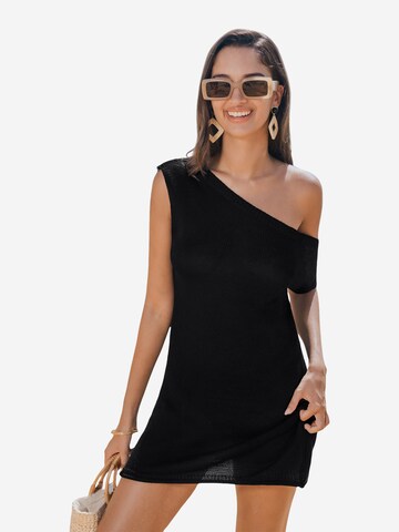 Cupshe Strandkleid in Schwarz: Vorderseite